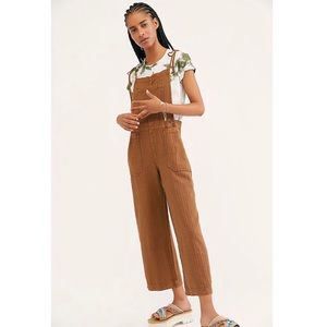 Free People Natural Sights Overalls
